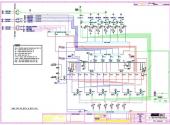 2D Color Coded Hydraulic Schematic Drawings