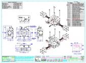Hybrid Manifold Assembly Drawings Showing 2D Layout, Parts List & Isometric Views